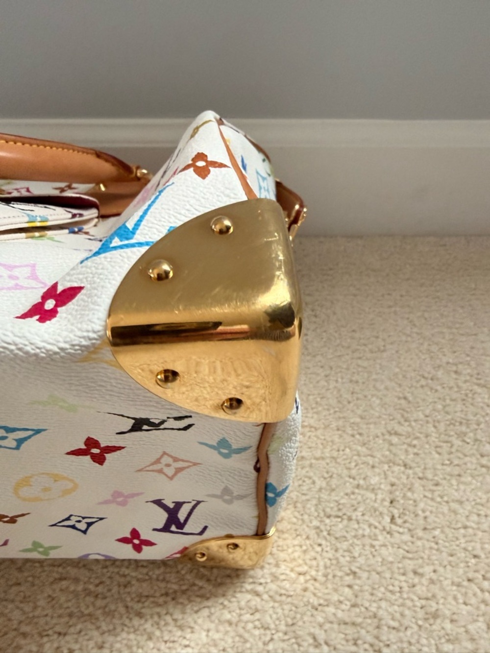 AUTH Limited Edition Louis Vuitton Multicolor Murakami Speedy - Picture 5 of 16